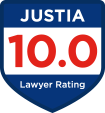 Justia 10.0 Lawyer Rating badge